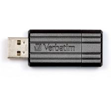VERBATIM USB-Drive Pin Stripe 32GB black, 49064