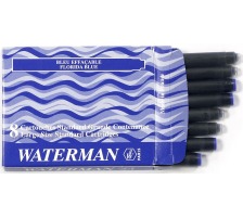 WATERMAN Tintenpatronen Standard blau 8 Stck, S0110860