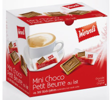 WERNLI Mini Choco Petit Beurre 300 pcs. Wernli Gastro, 343322