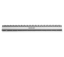 WESTCOTT Rgle Alu 30cm cm/inch scala, E-1019100