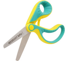 WESTCOTT Schere Softrgip Ergo 13cm gelb/trkis, E-2200300