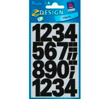 Z-DESIGN Letters noir 25mm,Univers bold 2 flls., 3785