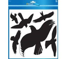 Z-DESIGN Image fentr.Oiseaux noir 1 flle./6 pcs., 4485