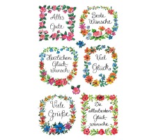 Z-DESIGN Sticker Creative sujet 2 pcs., 54216