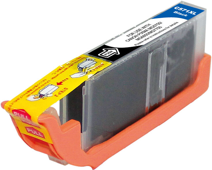 Tintenpatrone XL schwarz, 12.2 ml. NEW! MIT CHIP, kompatibel zu Canon CLI-571BXL