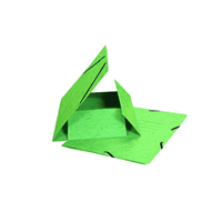 Biella Gummibandmappe A4 hellgrn fr 200 Blatt, 355g/m2, 5 Stck