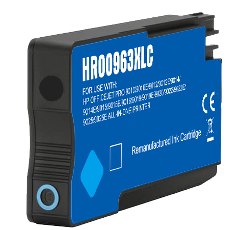 Kompatible HP963XLC XL-Tintenpatrone  25.5ml (+11.0 % Inhalt)