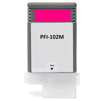 Canon PFI-102M kompatible Tintenpatrone magenta, 130 ml