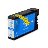 Cartouche d`encre cyan, 12 ml. compatible avec Canon PGI-1500C
