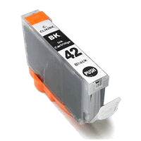 Cartouche d`encre noire, 13,4 ml. compatible avec Canon CLI-42BK