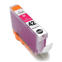 Cartouche d`encre magenta, 13,4 ml. compatible avec Canon CLI-42M