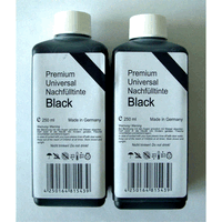 Hi-End Nachfülltinte schwarz, 500 ml.