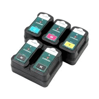 Set d`encre original Lomond N/C/M/J, 1x100ml, 3x50 ml.