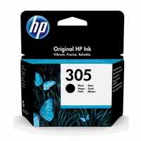 HP 3YM61AE cartouche d`encre originale no 305 noire, 120 pages