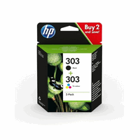 HP 3YM92AE originales Tintenpatronenset Nr. 303 black/color, 200/165 Seiten