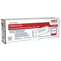 Cartouche toner original Oki magenta, 2000 pages