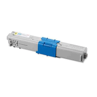 Original OKI Toner Cartridge yellow, 2000 Seiten