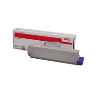 Cartouche toner originale OKI 44844613 (C822) jaune, 7300 pages