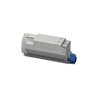 Cartouche toner 45396301 originale OKI jaune, 6000 pages