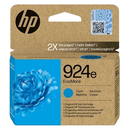 HP 4K0U7NE originale Tintenpatrone Nr. 924e XL cyan, 800 Seiten