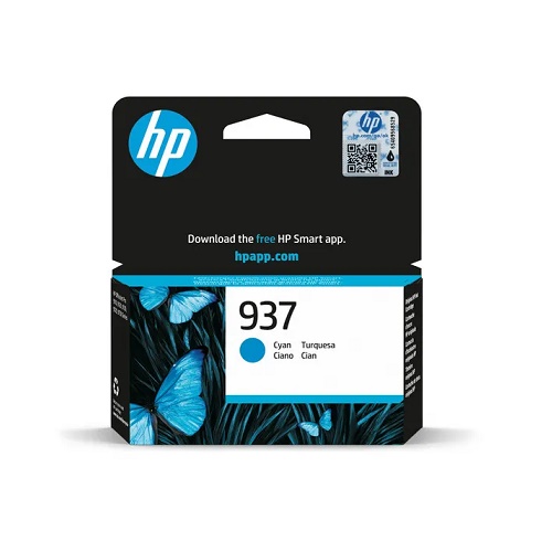 HP 4S6W2NE originale Tintenpatrone Nr. 937 cyan, 800 Seiten