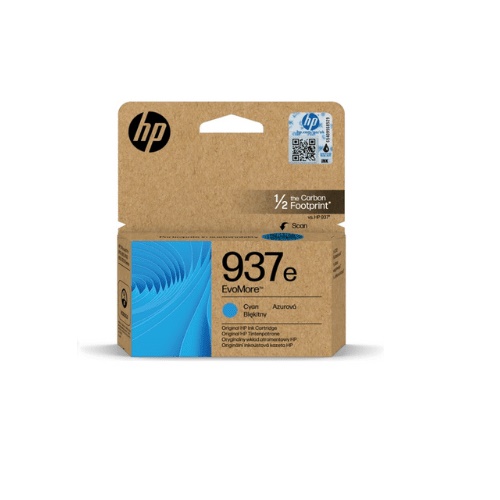 HP 4S6W6NE originale Tintenpatrone Nr. 937e cyan, 1650 Seiten