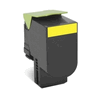 Cartouche toner originale Lexmark 80C2XY0 jaune, 4000 pages