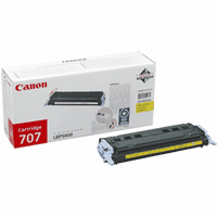 Original Canon Toner Cartridge 707 Yellow, 2000 Seiten