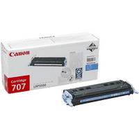 Cartouche toner original Canon 707 cyan, 2000 pages