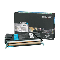 Original Lexmark Toner Cartridge cyan, 3000 Seiten