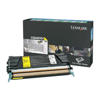 Cartouche toner original Lexmark jaune, 5000 pages