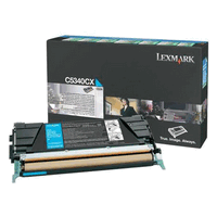 Original Lexmark Toner Cartridge cyan, 7000 Seiten