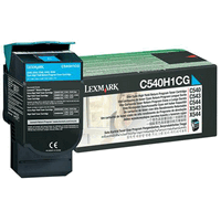 Original Lexmark Toner Cartridge cyan, 2000 Seiten