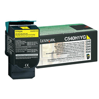 Cartouche toner original Lexmark jaune, 2000 pages