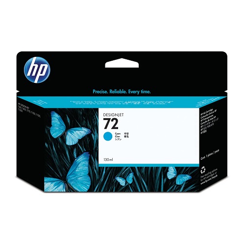 HP C9371A cartouche d`encre originale no 72 cyan, 130 ml