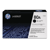 Cartouche toner original HP 80A noire, 2700 pages