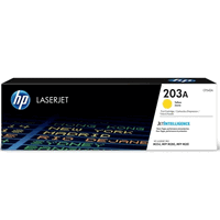 HP CF542A cartouche toner originale no 203A jaune, 1300 pages