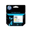 Pack  trois original HP Nr. 711 jaune, 3x29ml