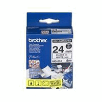 HG-251, PTOUCH bande, High-Grade noir/blanc, 24 mm / 8 m, 5 Stck