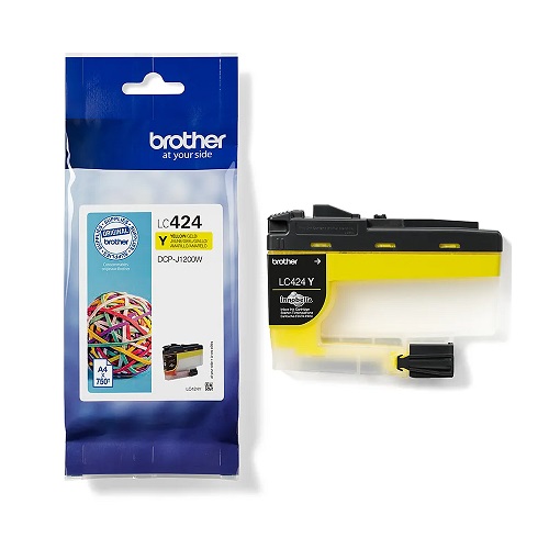 Brother LC-424Y cartouche d`encre originale jaune, 750 pages