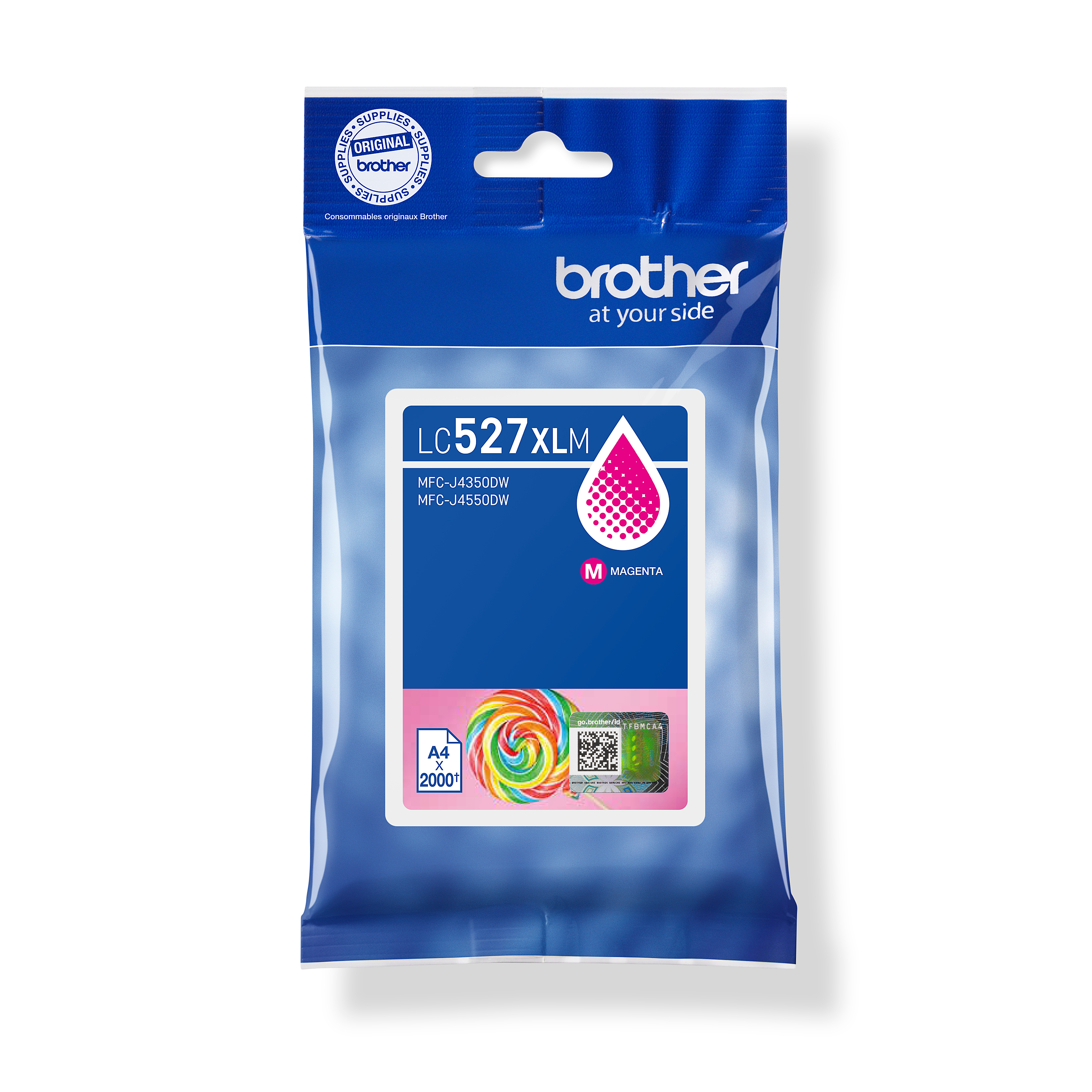 BROTHER Original Tintenpatrone LC-527XLM HY magenta 2000 Seiten