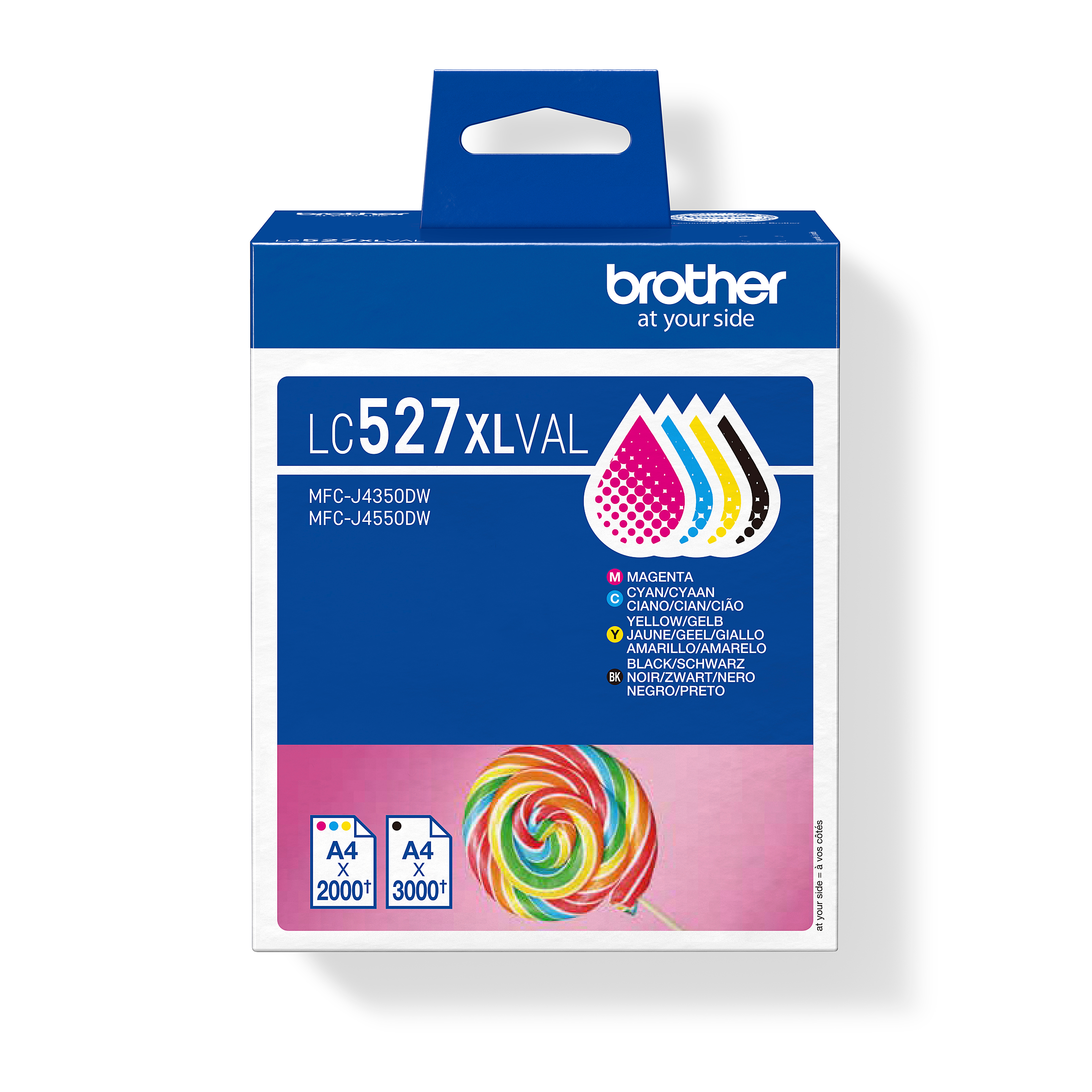 BROTHER Original Valuepack LC-527XLVAL CMYBK 2000/3000 Seiten