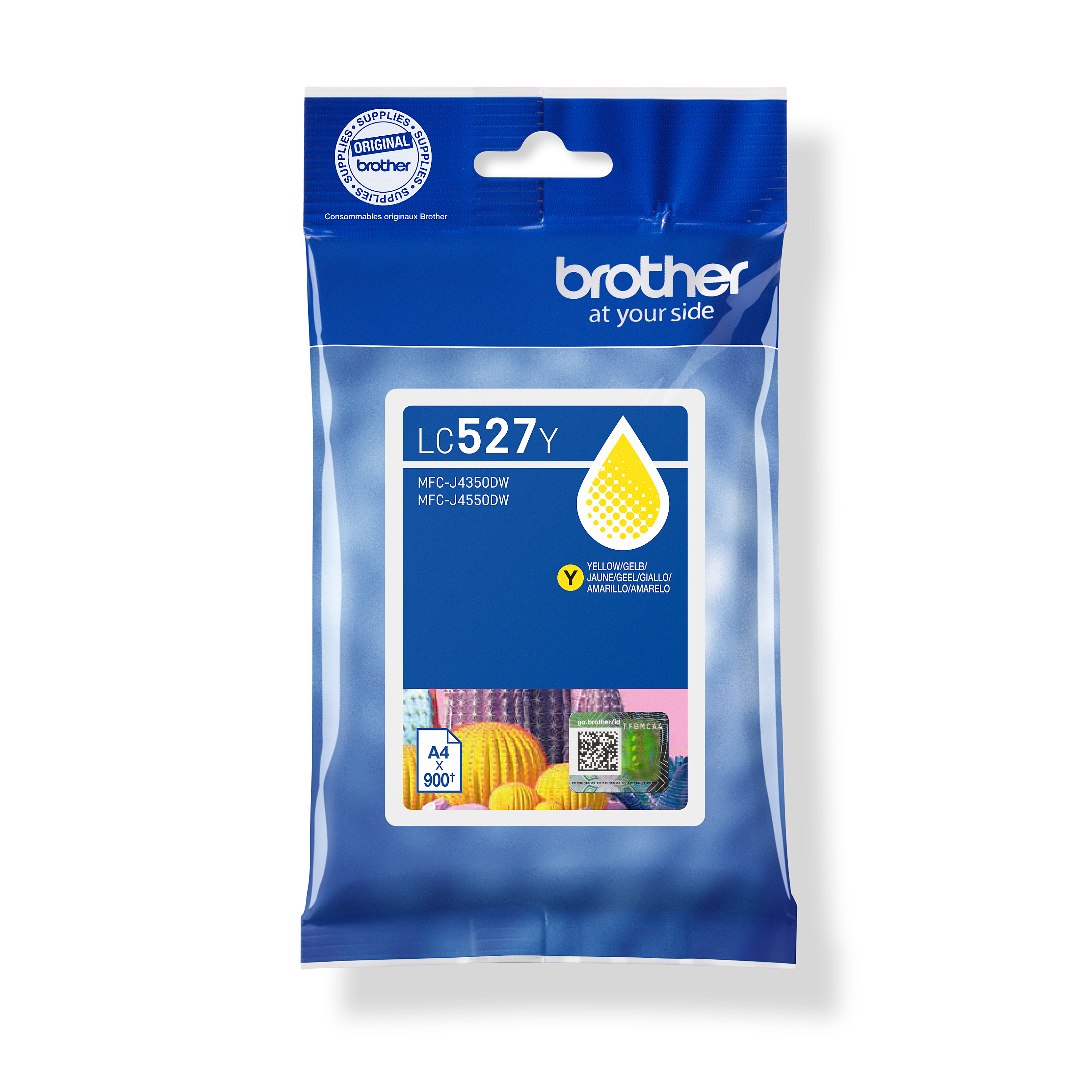 BROTHER Original Tintenpatrone LC-527Y yellow 900 Seiten
