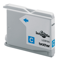 Cartouche d`encre original Brother LC-970C jcyan, 300 pages