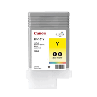 Canon PFI-101Y cartouche d`encre originale jaune, 130 ml.