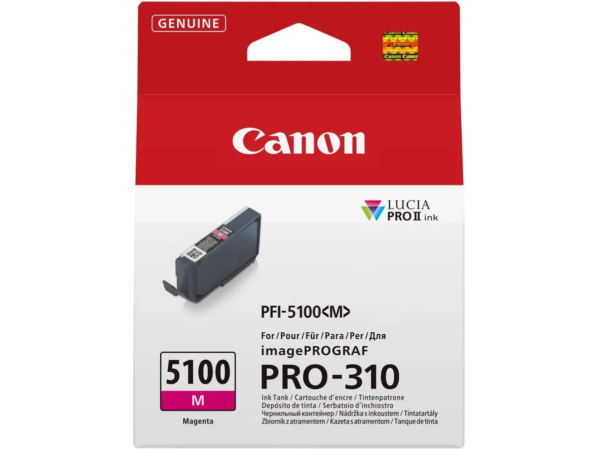 CANON Tintenpatrone magenta PFI-5100C iPF PRO-310 14ml
