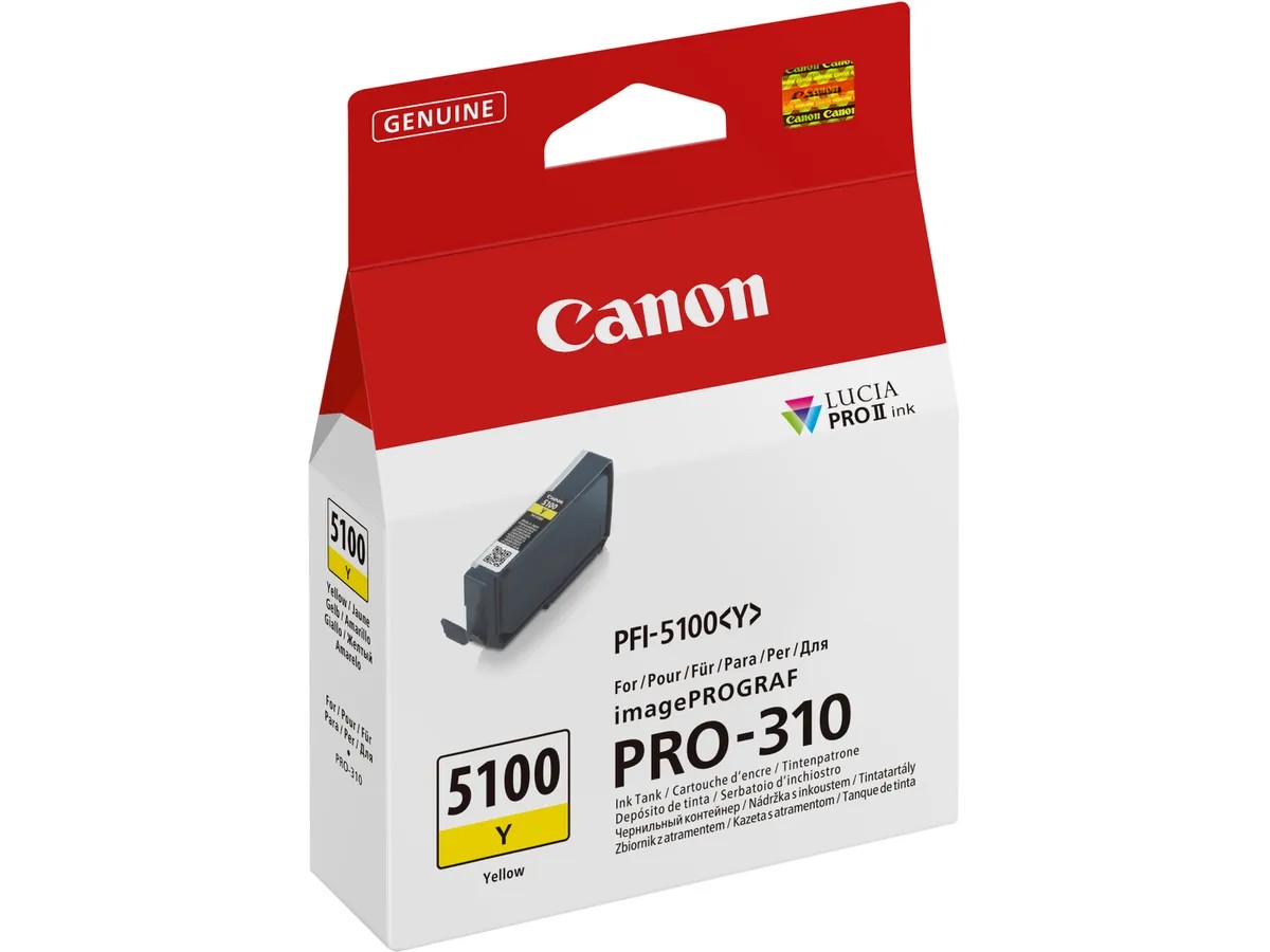 CANON Tintenpatrone gelb PFI-5100Y iPF PRO-310 14ml