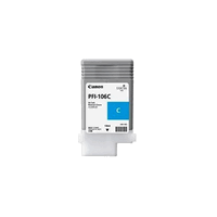 Canon PFI106C cartouche d`encre originale cyan, 130 ml.