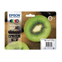 Epson T02G740 originales Tintenpatronen-Set Nr. 202XL, 1x13.8ml, 1x7.9ml, 3x8.5ml