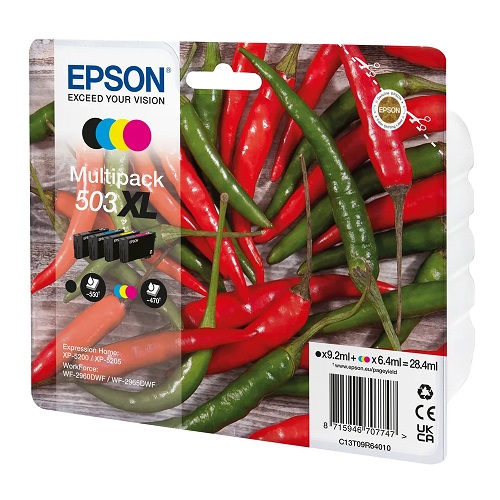 Epson T09R64010 ensemble d`encre originale no 503XL, 9.2/6.4ml, 550/470 pages